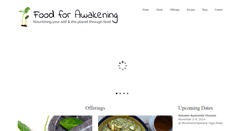 Desktop Screenshot of foodforawakening.com